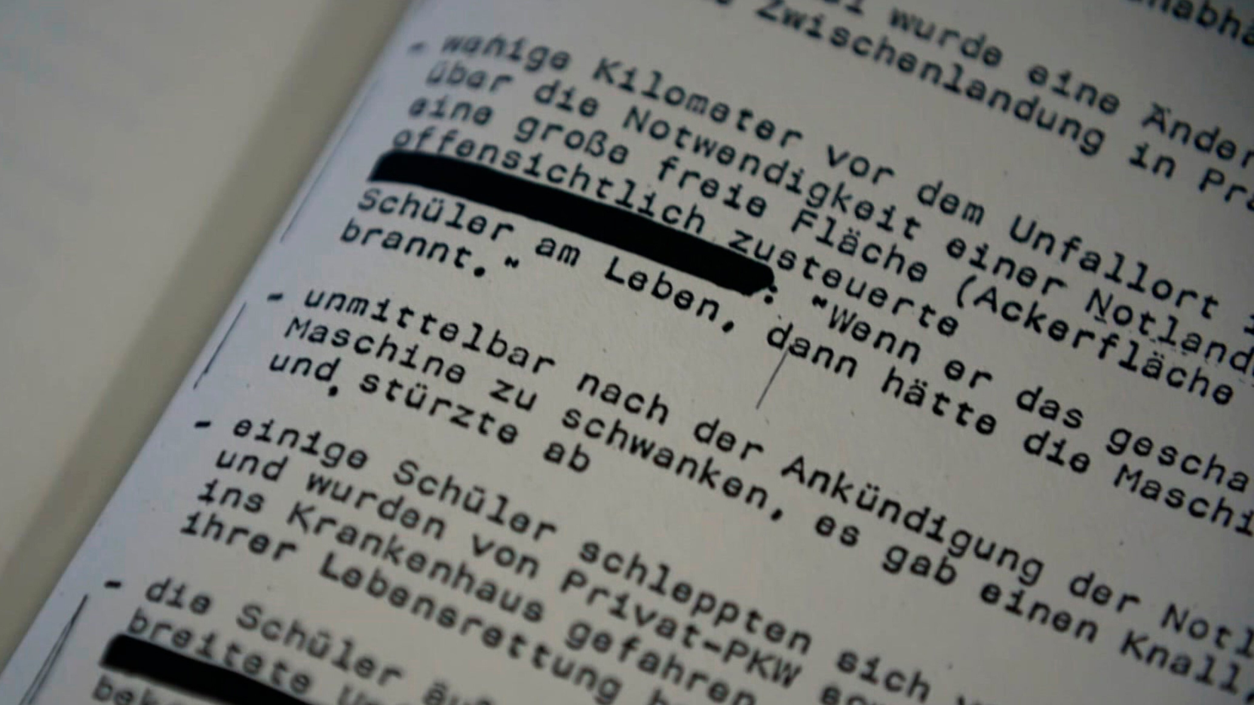 Trauer unter Kontrolle