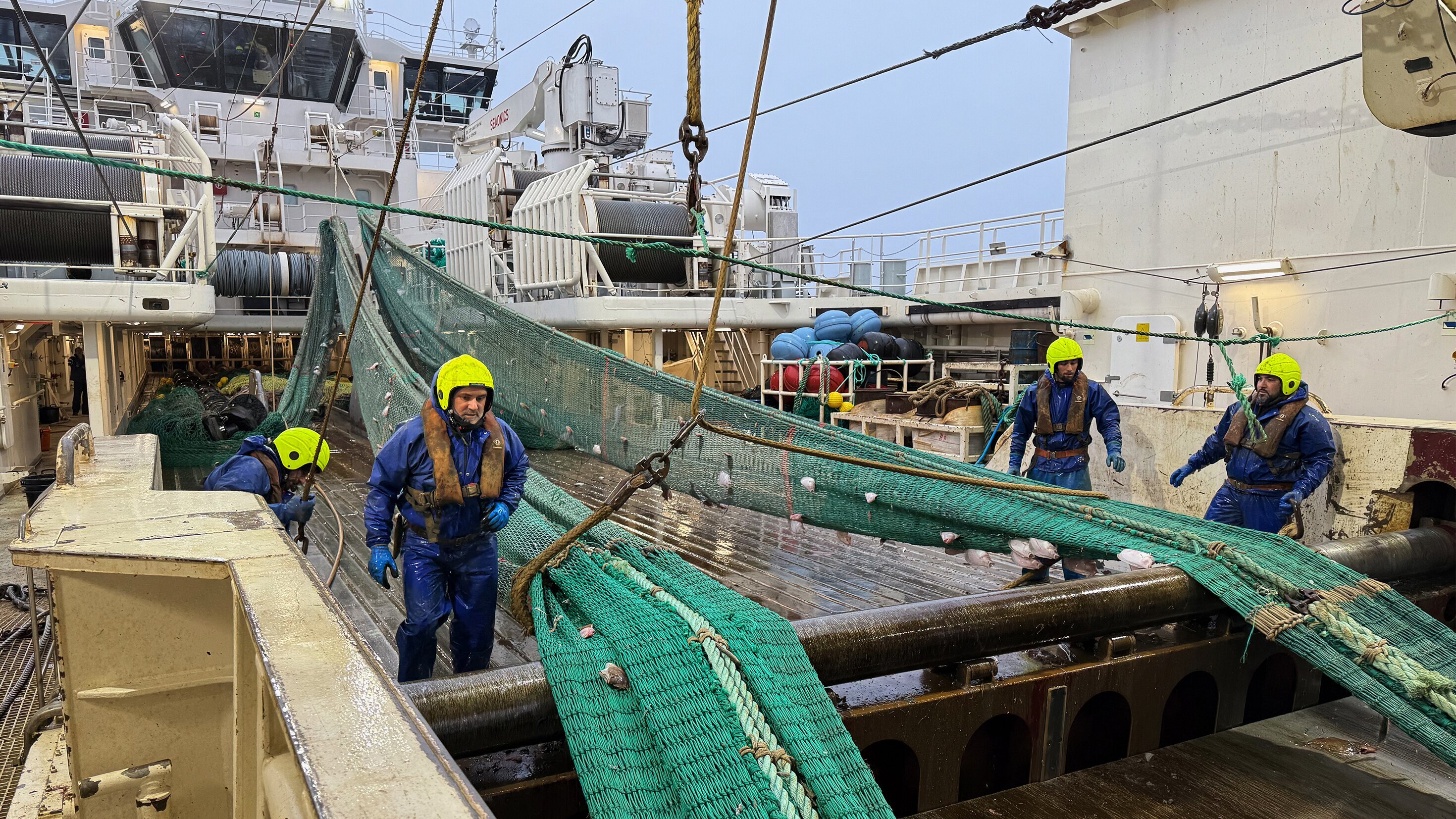 Hochseefischen am Nordpolarmeer