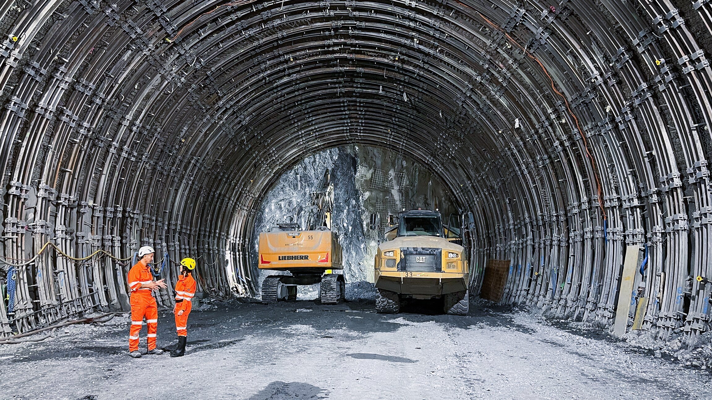 Auf der Gotthard-Baustelle – Knochenjob im Tunnel
