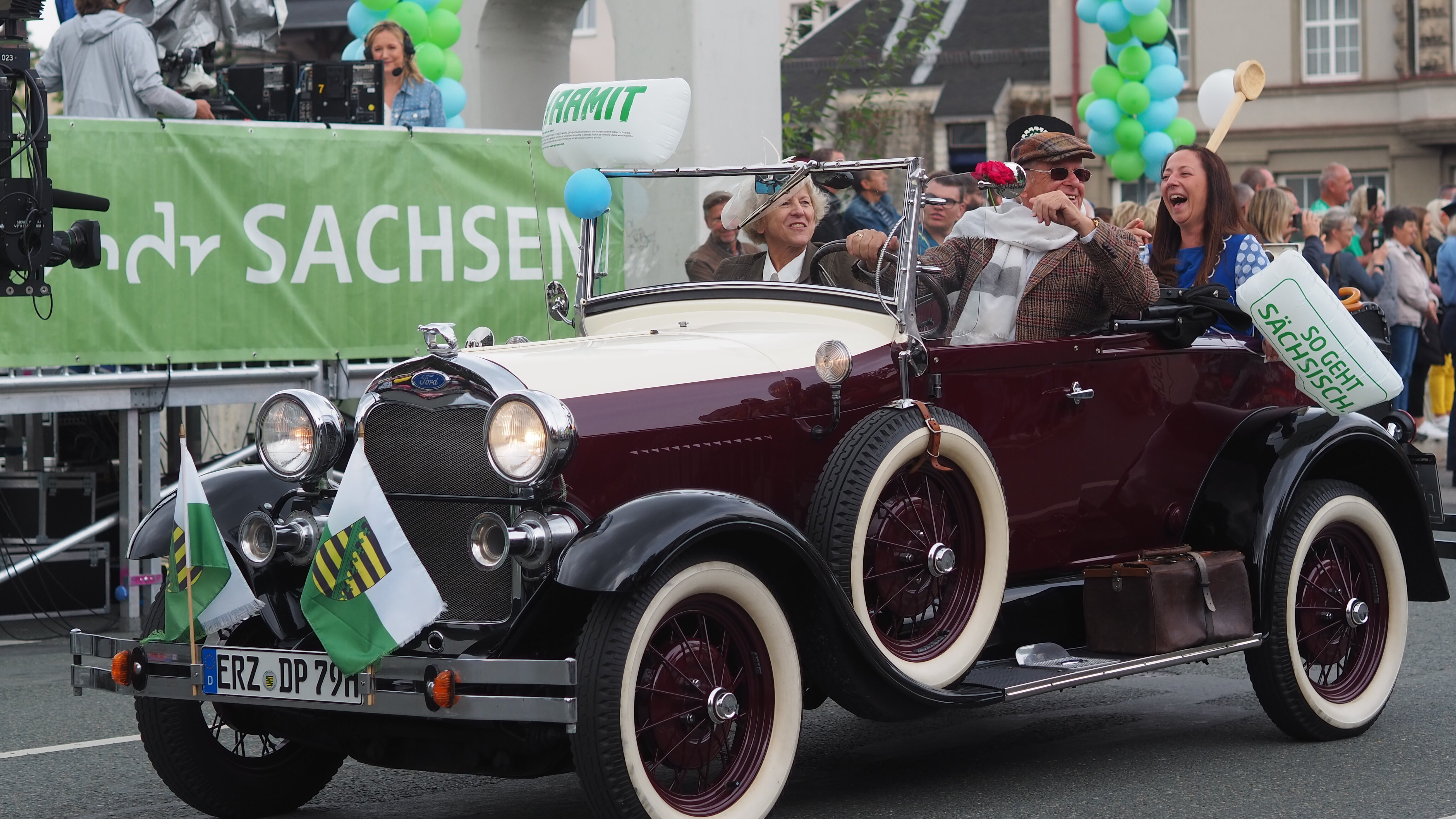 Der Festumzug zum Tag der Sachsen 2025 – aus Sebnitz