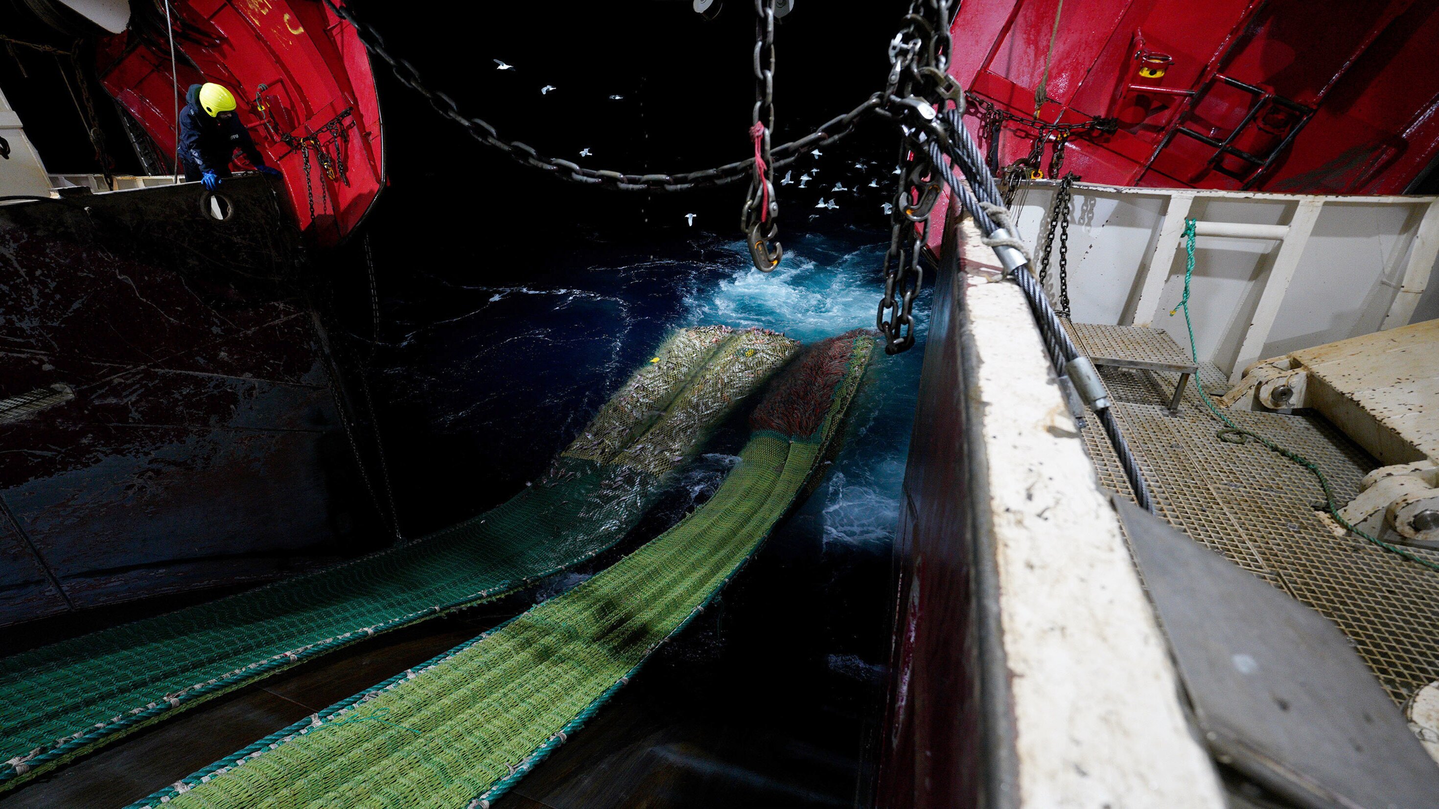 Hochseefischen am Nordpolarmeer
