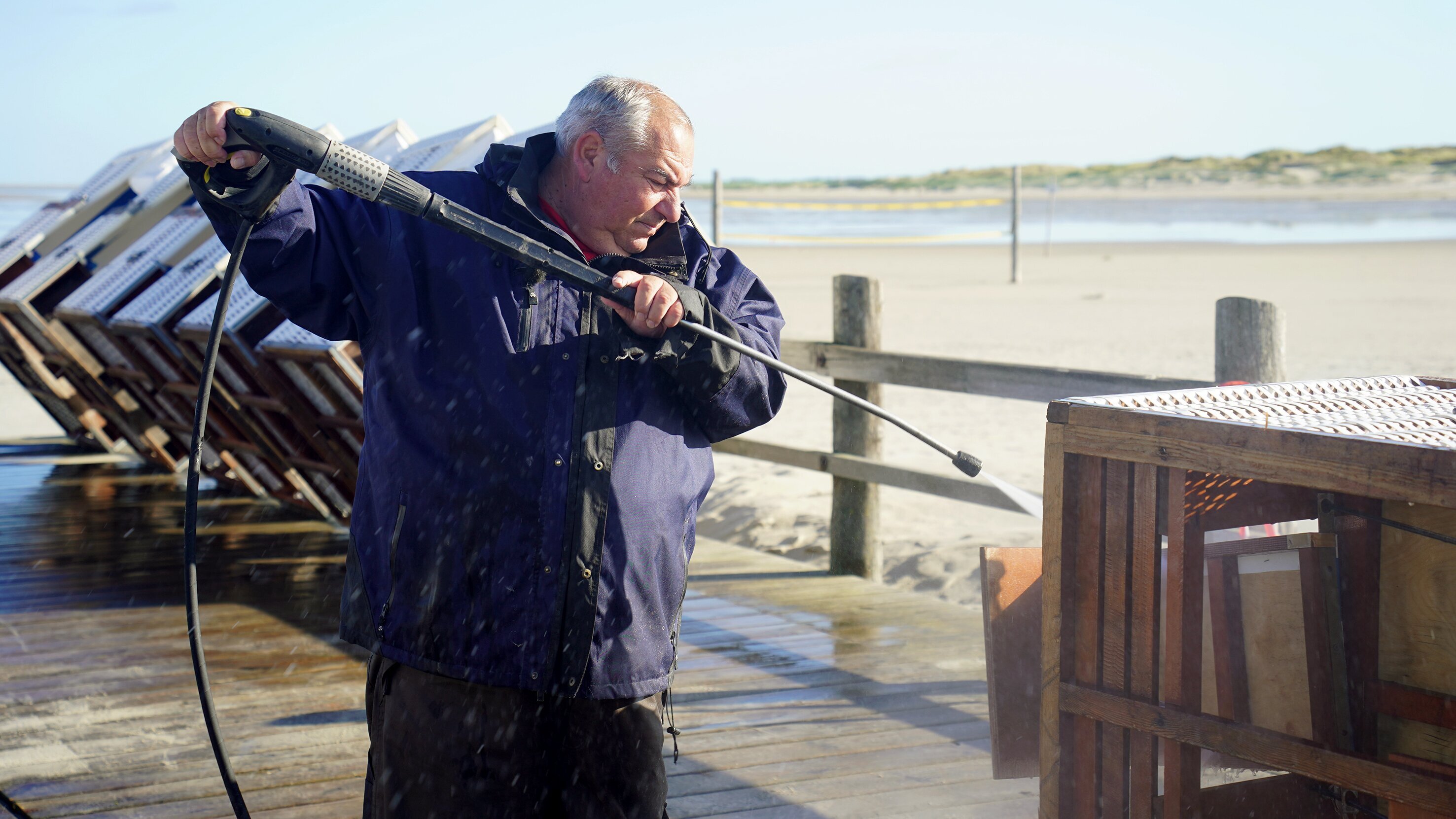 Der Strandchef von St. Peter-Ording