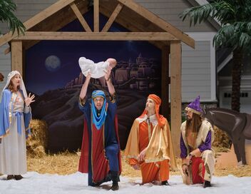 Trois frères, Noël et un couffin