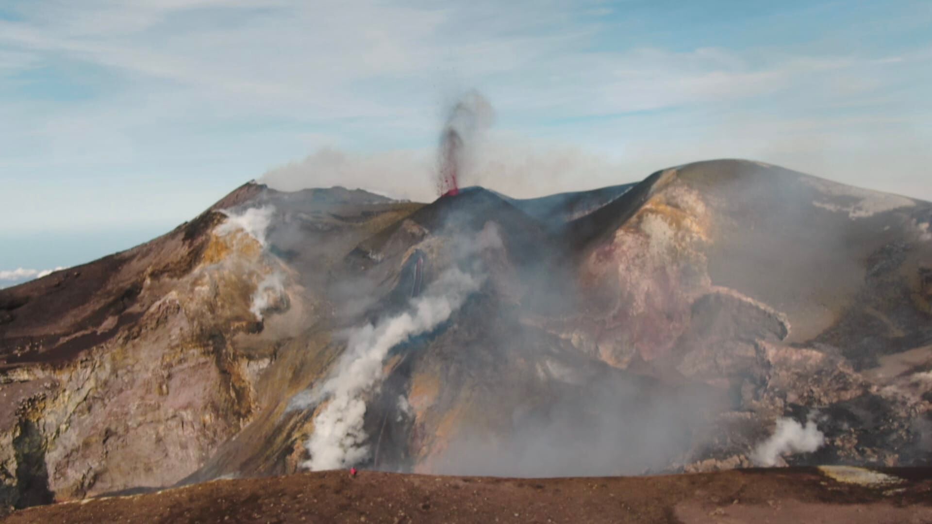 Vulkan-Expedition: Einsatz am Krater