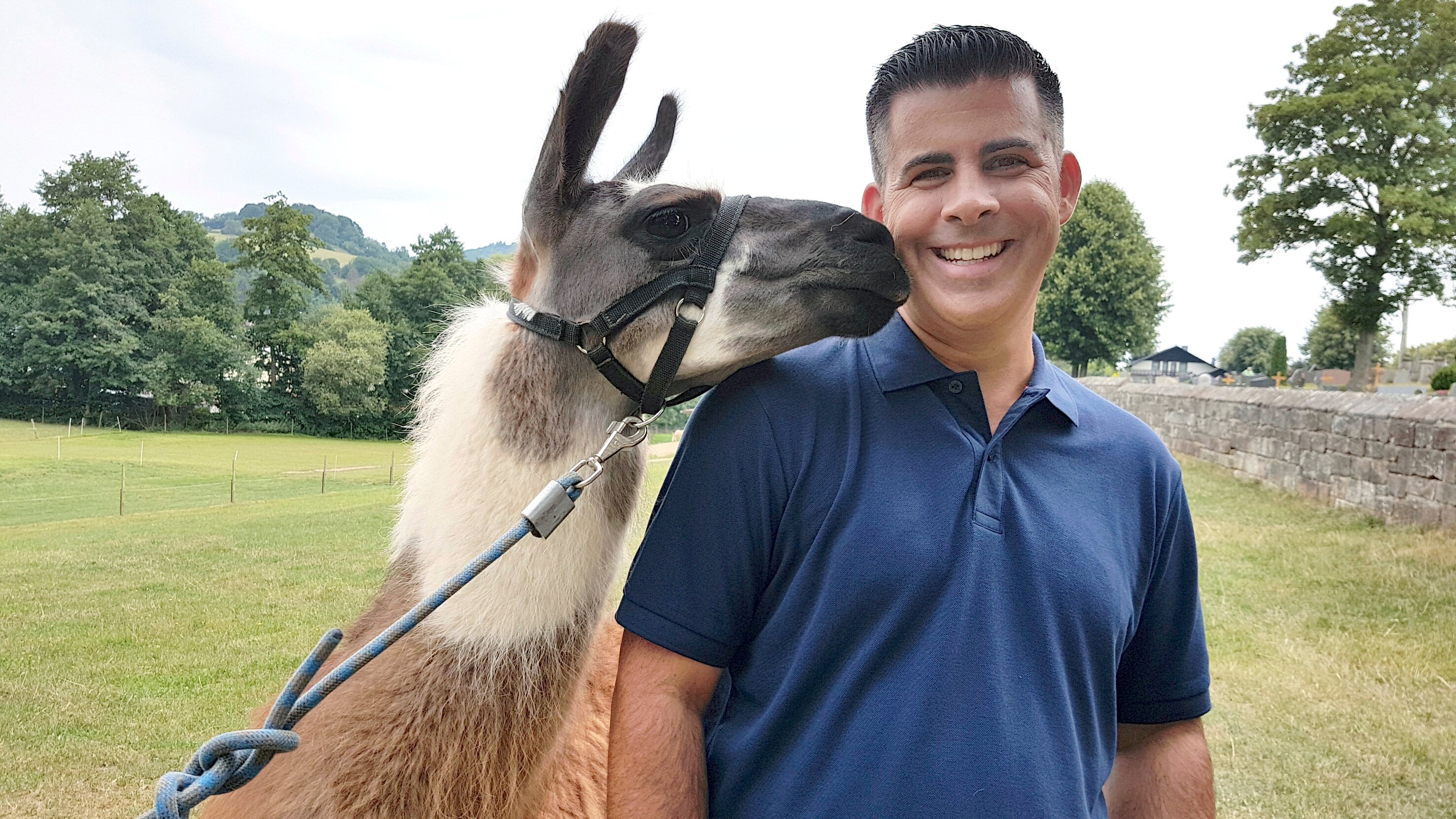 Unterwegs mit dem Lama-Flüsterer