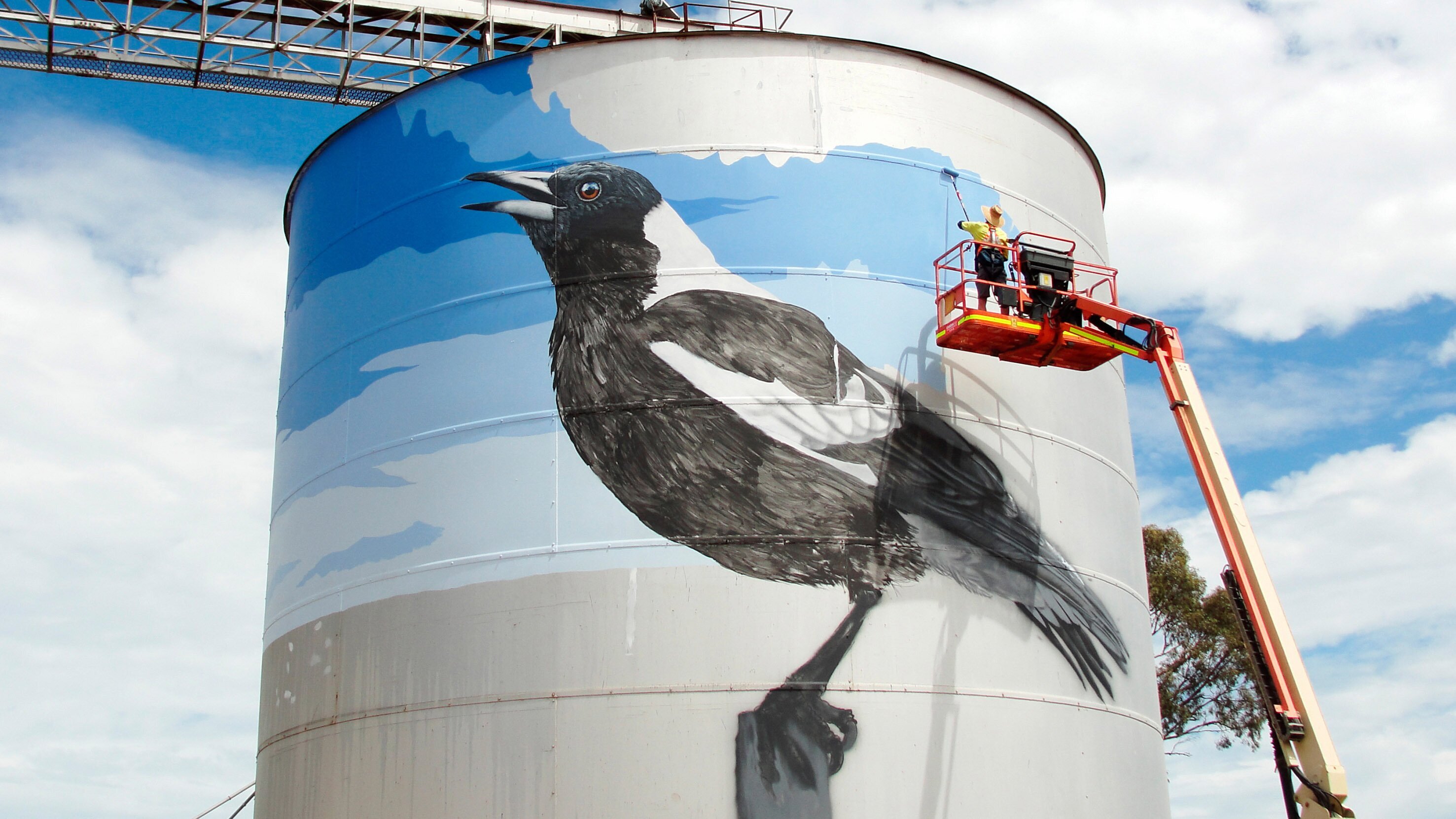 Australien: Wenn Kunst auf Silos trifft