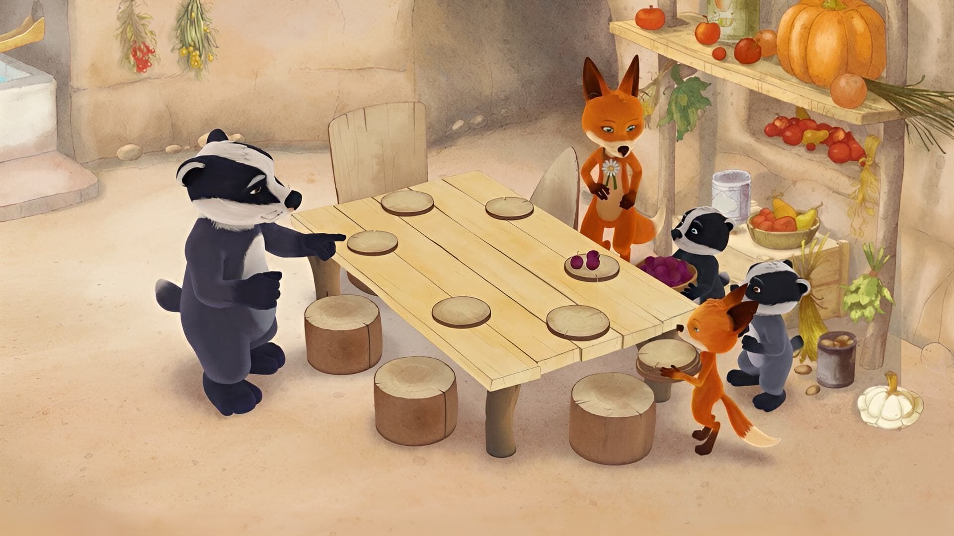 La Famille Blaireau-Renard