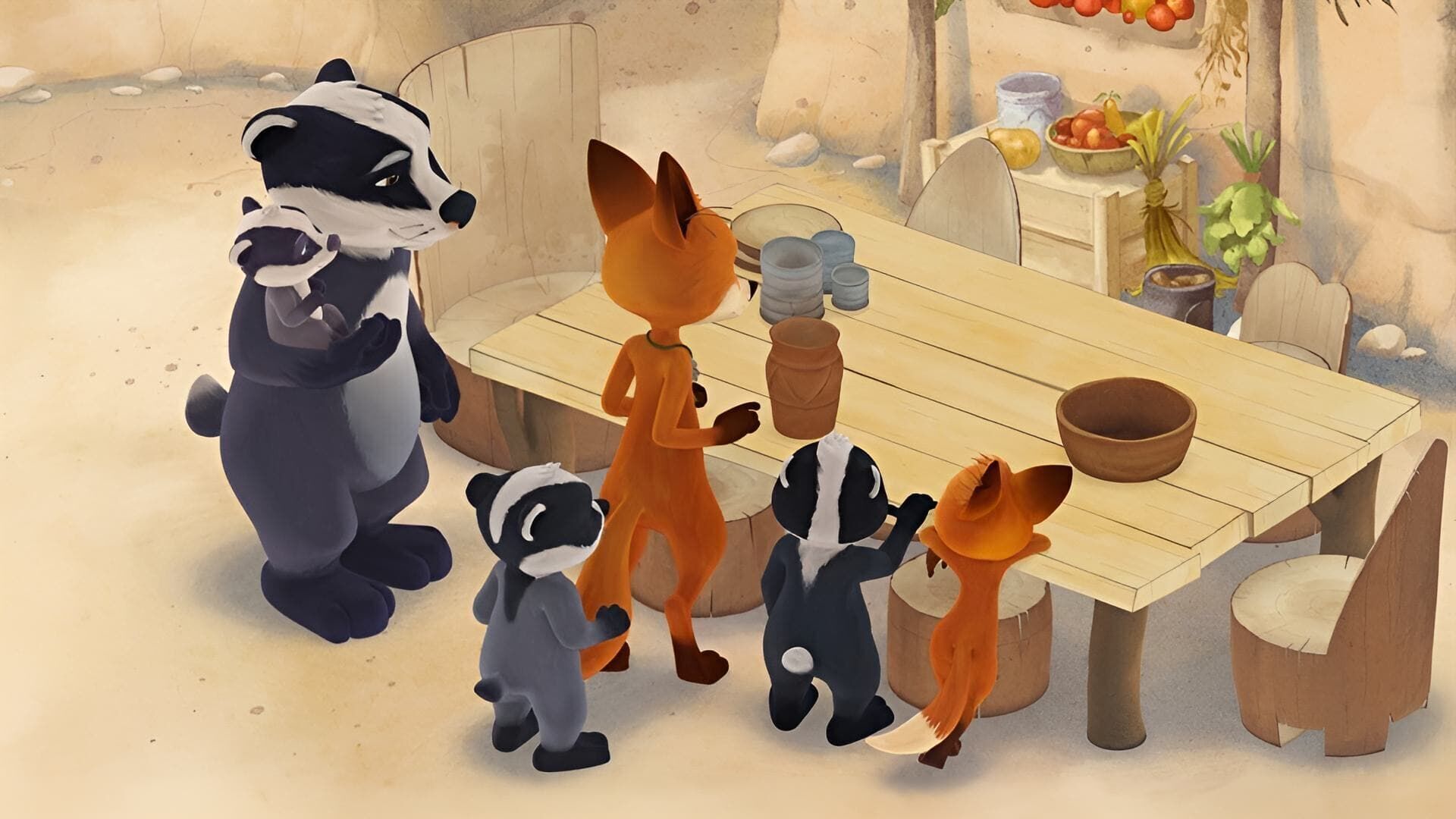 La Famille Blaireau-Renard