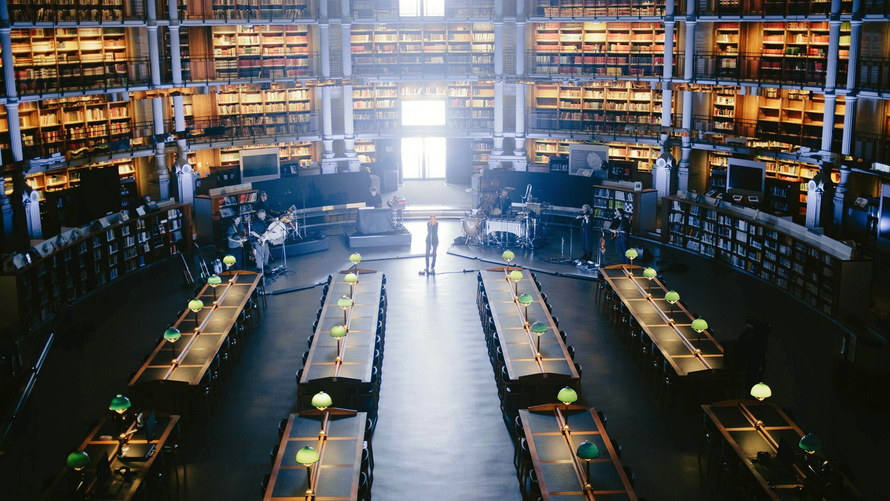 Beth Gibbons in der französischen Nationalbibliothek